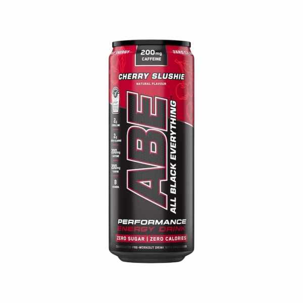 Cherry Slushie Abe Pre Workout Energy Drink Can Applied Nutrition 330ml