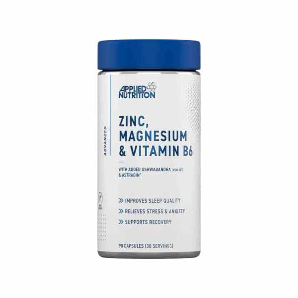 Zma Zinc Magnesium Vitamin B6 Applied Nutrition 90 Caps