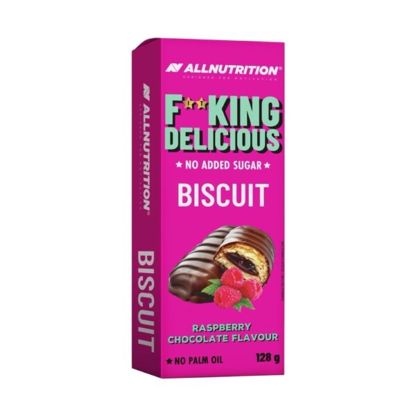 Raspberry Chocolate Fitking Delicious Biscuit Allnutrition 128g
