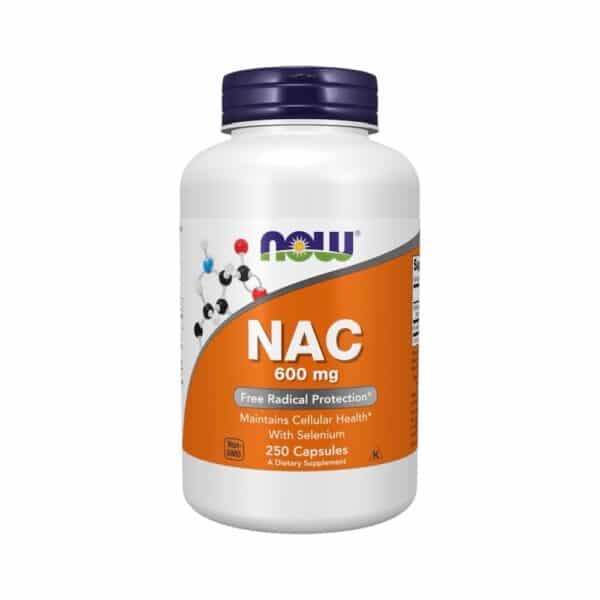 Nac 600mg Now Foods Liver Support 250 Caps