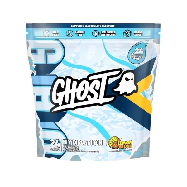 Ghost Hydration Electrolytes Lemon Crush 24 Servings Ghost Hydration Electrolytes Lemon Crush 24 Servings