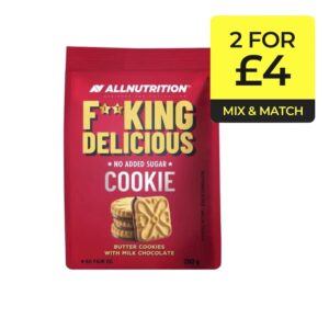 Butter Cookies With Milk Chocolate Fitking Delicious Cookie Allnutrition 200g