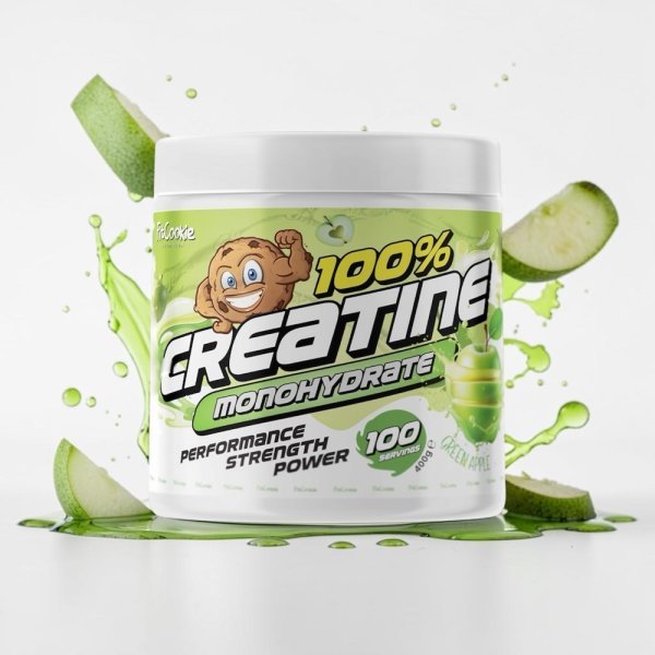 Green Apple Creatine Monohydrate Fitcookie New 400g