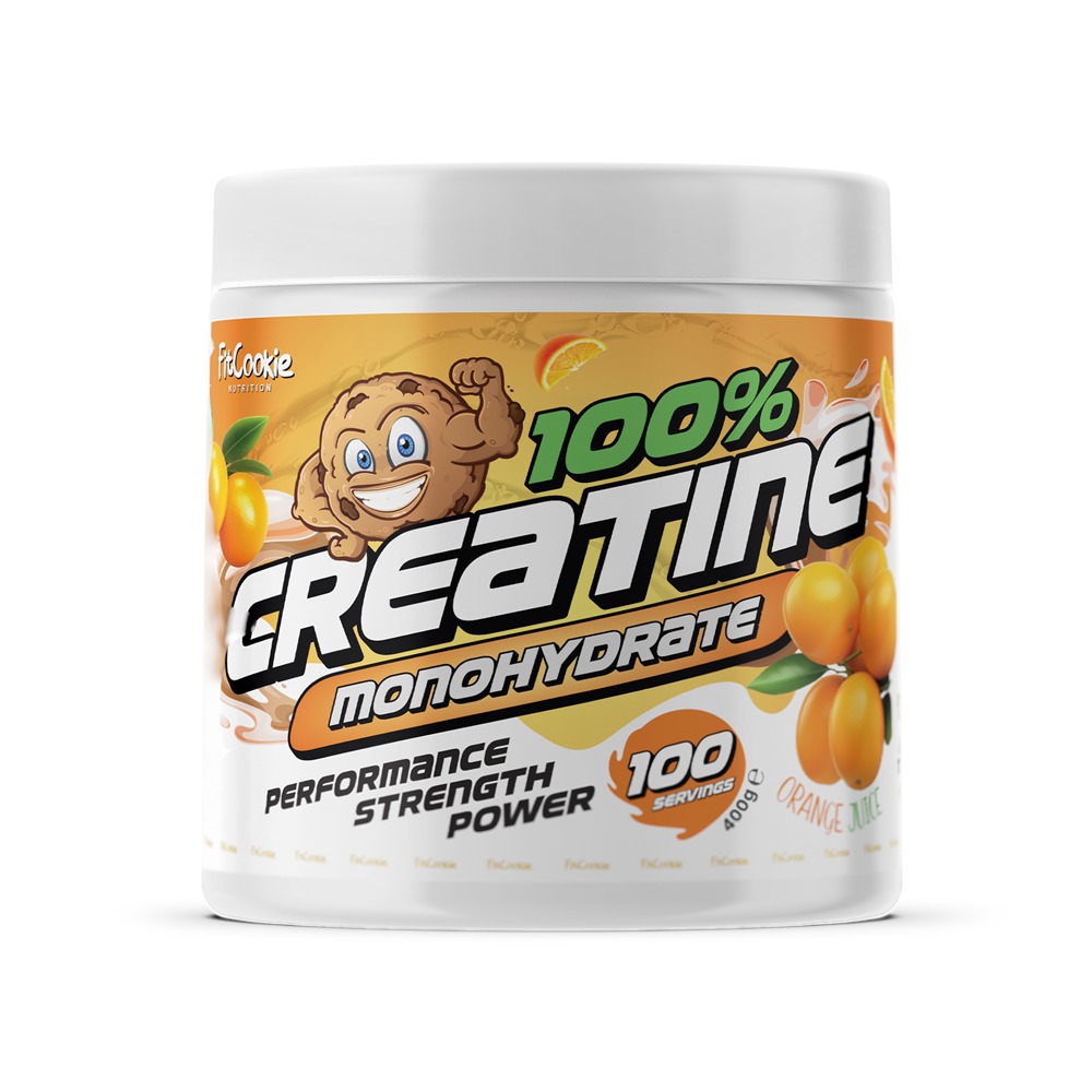 Orange Juice Creatine Monohydrate Fitcookie 400g