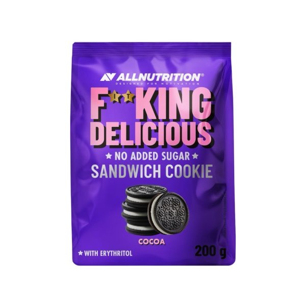 Cocoa Fit Fitking Delicious Allnutrition Sandwich Cookie 200g