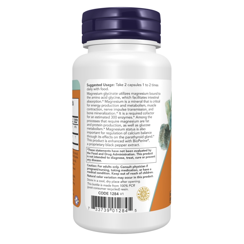Magnesium Glycinate Now Foods Suggested Use
