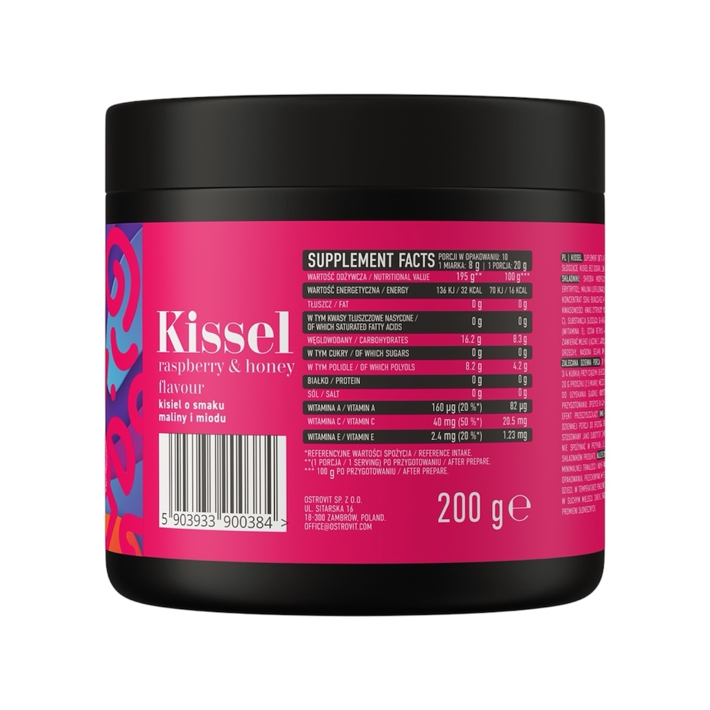 Raspberry Honey Kissel Ostrovit Info 200g