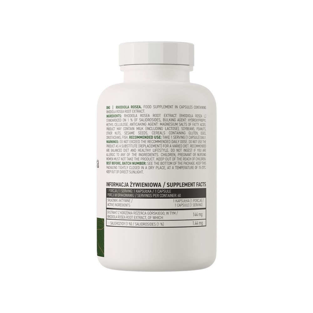 Rhodiola Rosea Ostrovit Info 60 Veg Caps Rhodiola Rosea Ostrovit Info 60 Veg Caps