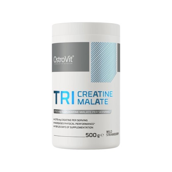 Wild Strawberry Tri Creatine Malate Ostrovit 500g Wild Strawberry Tri Creatine Malate Ostrovit 500g