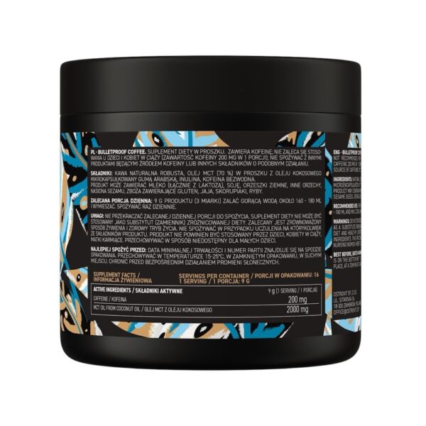 Natural Bulletproof Coffee Ostrovit Info 150g