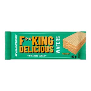 Peanut Allnutrition Fit King Fitking Delicious Wafers 80g