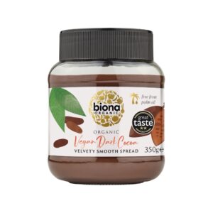 Vegan Dark Coca Chocolate Spread Biona Organic New 350g