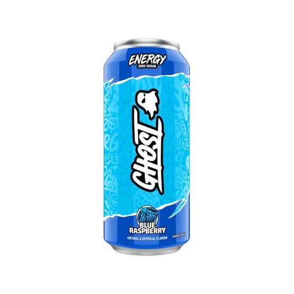 Blue Raspberry Ghost Energy Drink 500ml