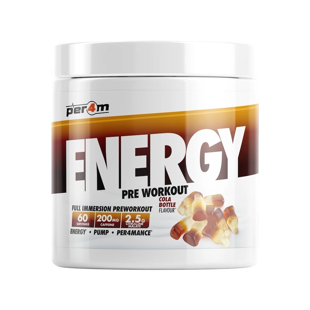 Cola Bottle Per4m Energy Pre Workout 390g