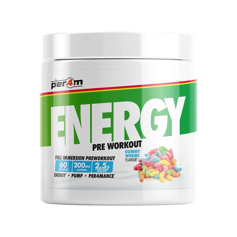 Gummy Worms Per4m Energy Pre Workout 390g