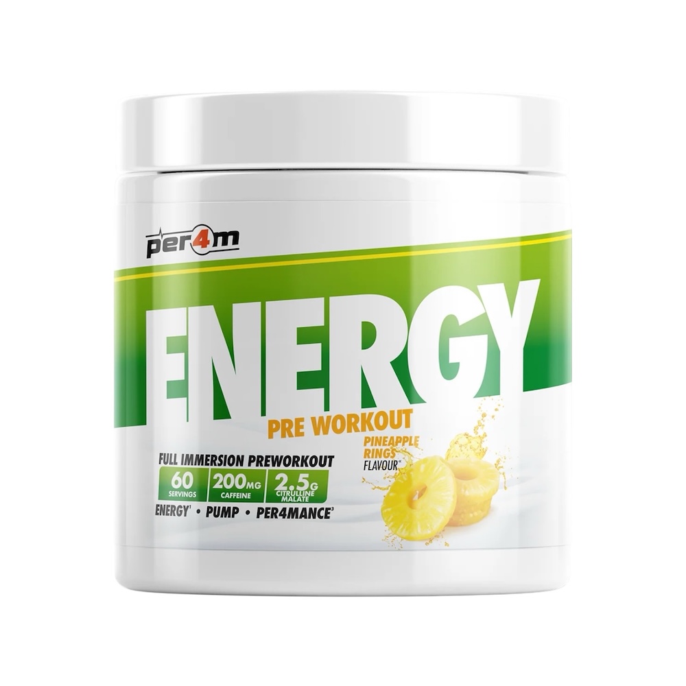 Pineapple Rings Per4m Energy Pre Workout 390g