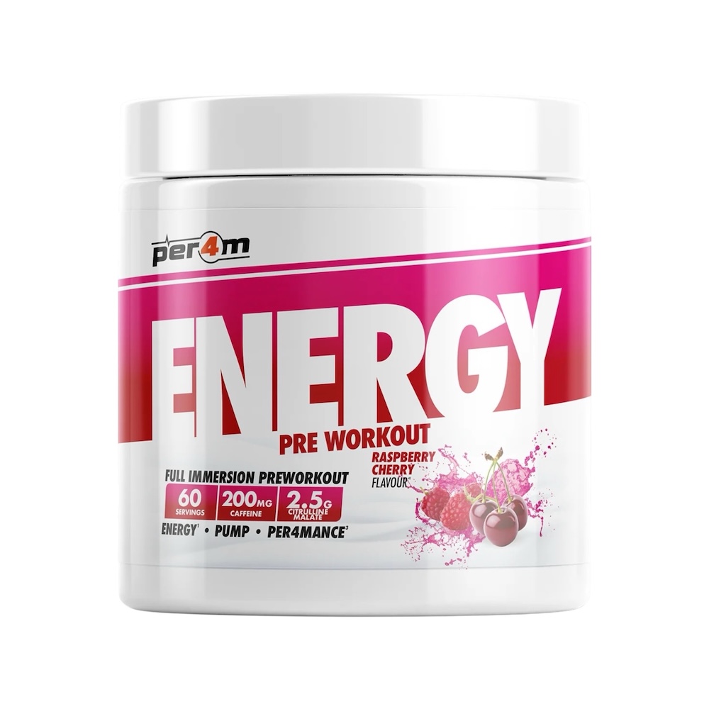 Raspberry Cherry Per4m Energy Pre Workout 390g