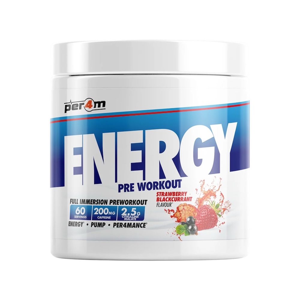 Strawberry Blackcurrant Per4m Energy Pre Workout 390g