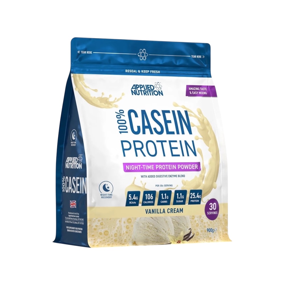 Vanilla Cream Casein Protein 100% Applied Nutrition 900g Vanilla Cream Casein Protein 100% Applied Nutrition 900g