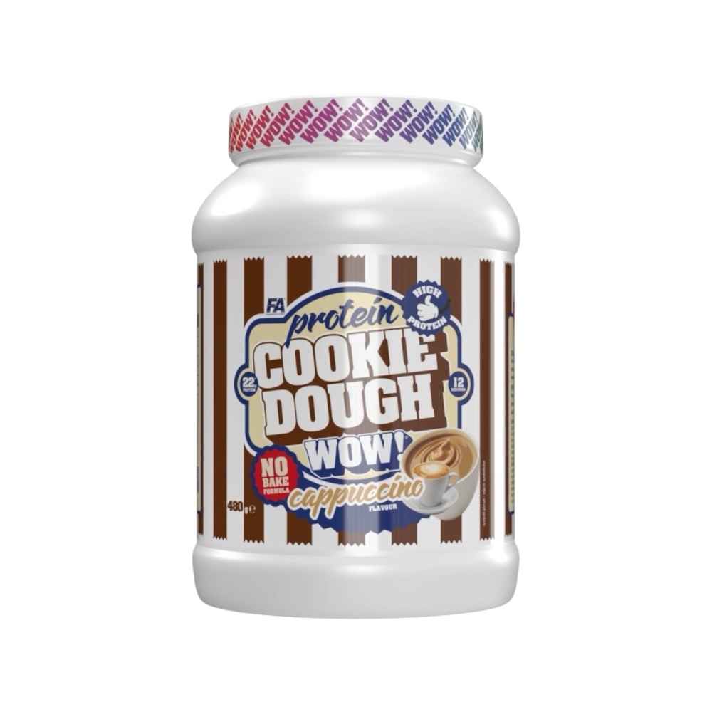 Cappuccino Wow Cookie Dough Protein Fa Fitness Authority 480g