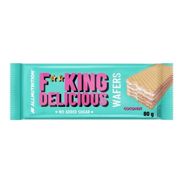 Coconut Fitking Delicious Wafers Allnutrition 80g Coconut Fitking Delicious Wafers Allnutrition 80g