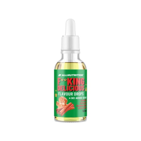 Cookie Crunch Cinnamon Fitking Delicious Flavour Drops Allnutrition 50ml