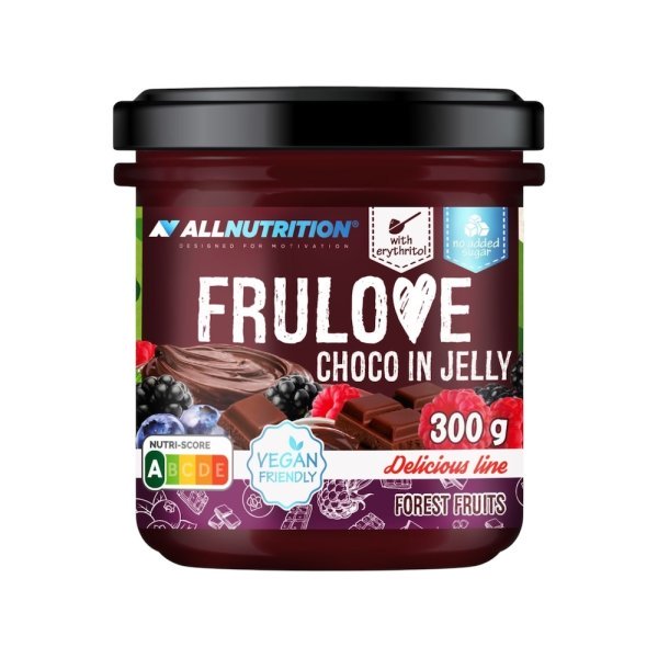 Forest Fruits Frulove Choco In Jelly Allnutrition 300g