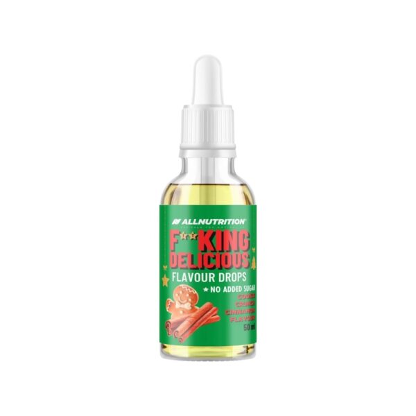 Cookie Crunch Cinnamon Fitking Delicious Flavour Drops Allnutrition 50ml