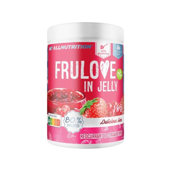 Redcurrant Strawberry Frulove In Jelly Allnutrition 1kg