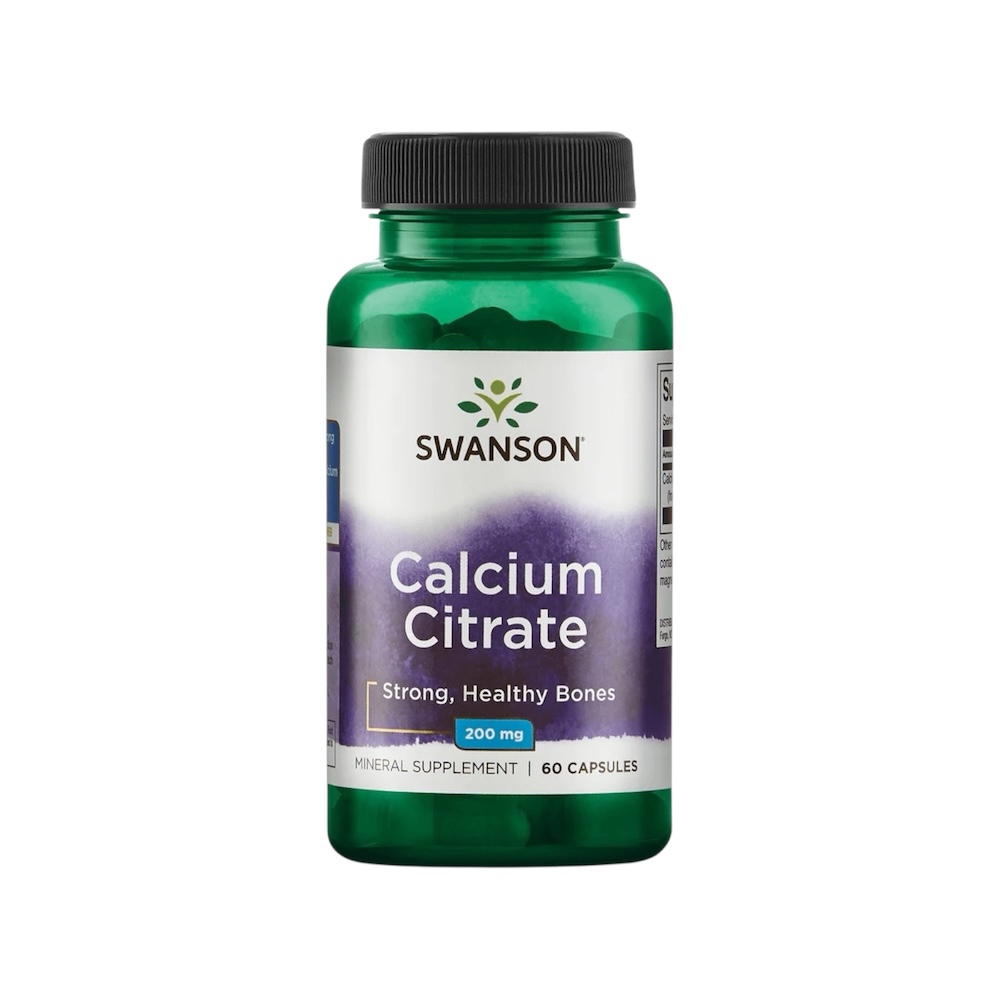 Calcium Citrate Swanson 200mg 60 Caps Calcium Citrate Swanson 200mg 60 Caps
