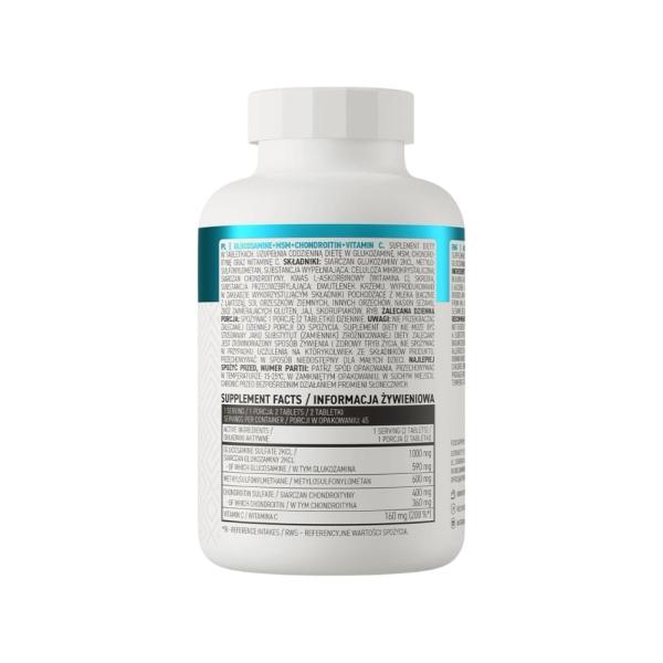 Glucosamine Msm Chondroitin Ostrovit Info 90 Tabs