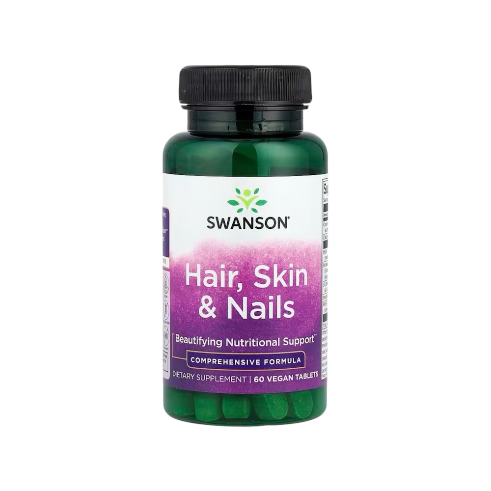 Hair Skin Nails Swanson 60 Veg Tabs Hair Skin Nails Swanson 60 Veg Tabs