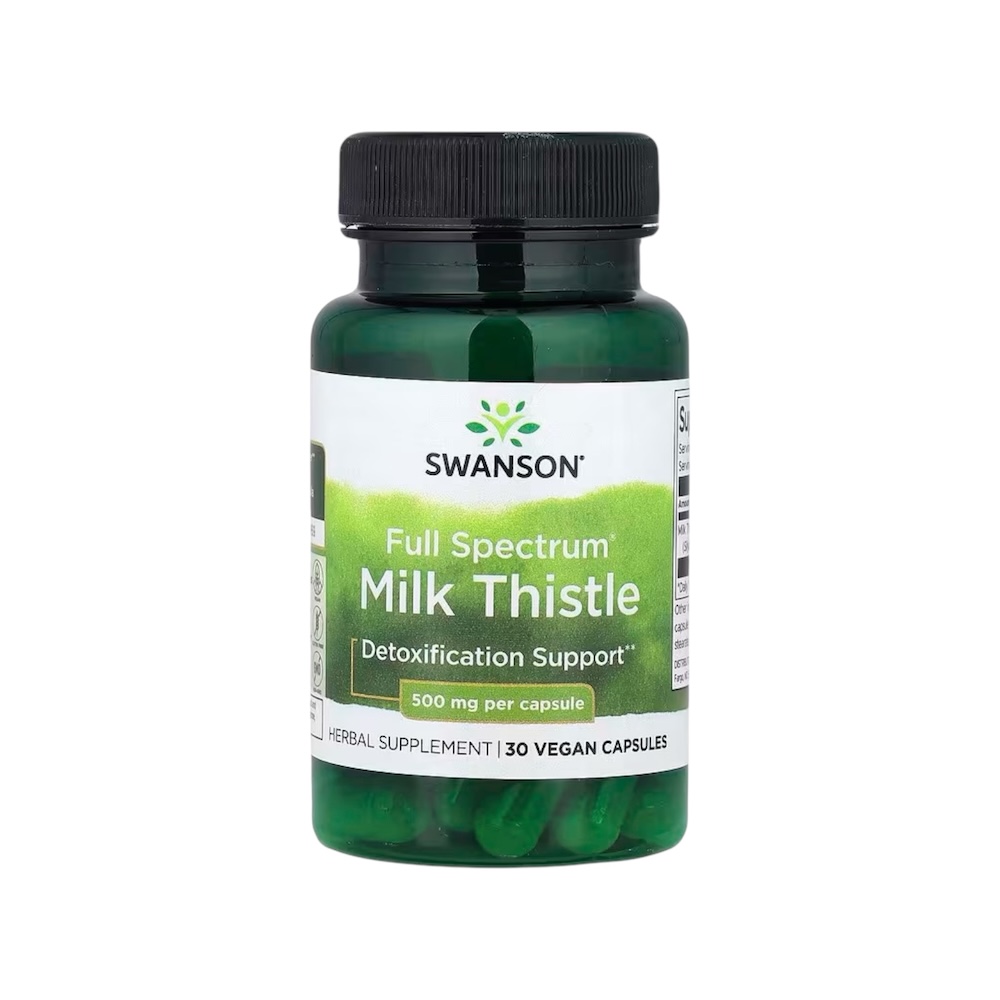 Milk Thistle Swanson 500mg 30 Veg Caps Milk Thistle Swanson 500mg 30 Veg Caps