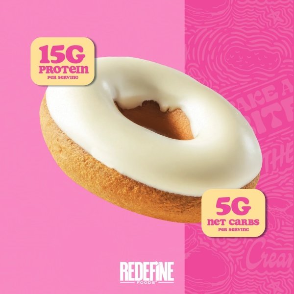 Birthday Cake Redefine Foods Protein Donut Info2 60g