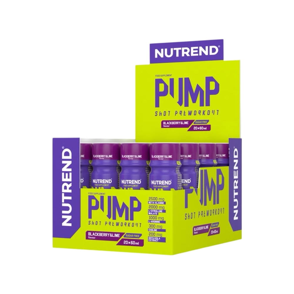 Blackberry Lime Nutrend Pump Shot 20x60ml Blackberry Lime Nutrend Pump Shot 20x60ml