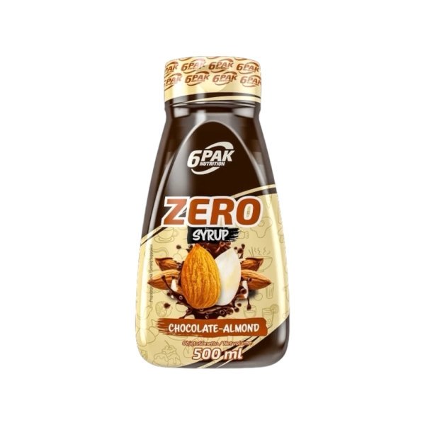 Chocolate Almond Zero Syrup Sauce 6pak Nutrition 500ml Chocolate Almond Zero Syrup Sauce 6pak Nutrition 500ml