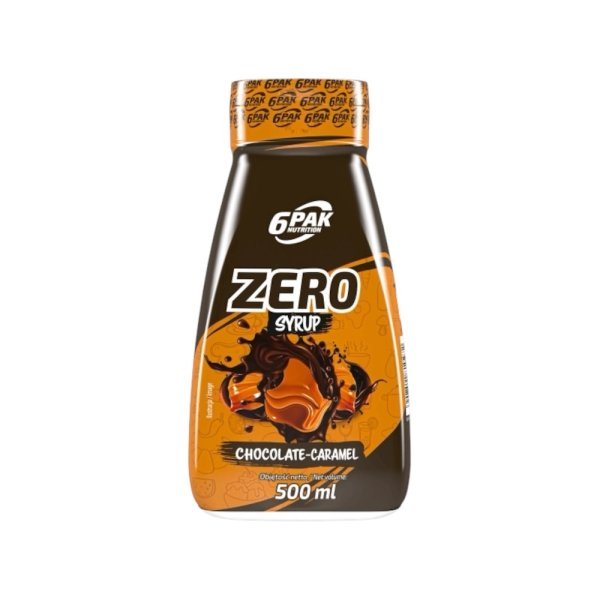Chocolate Caramel Zero Syrup Sauce 6pak Nutrition 500ml
