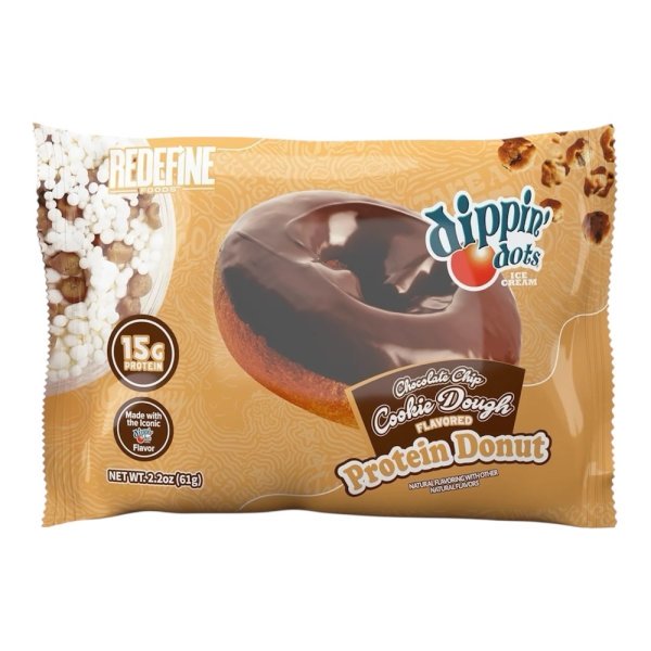 Chocolate Chip Cookie Dough Rdefine Foods Protein Donut 61g