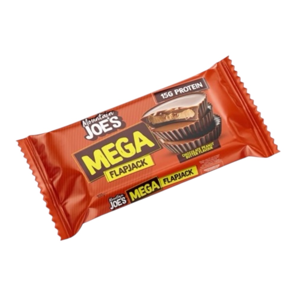 Chocolate Peanut Butter Mountain Joes Mega Flapjack 100g