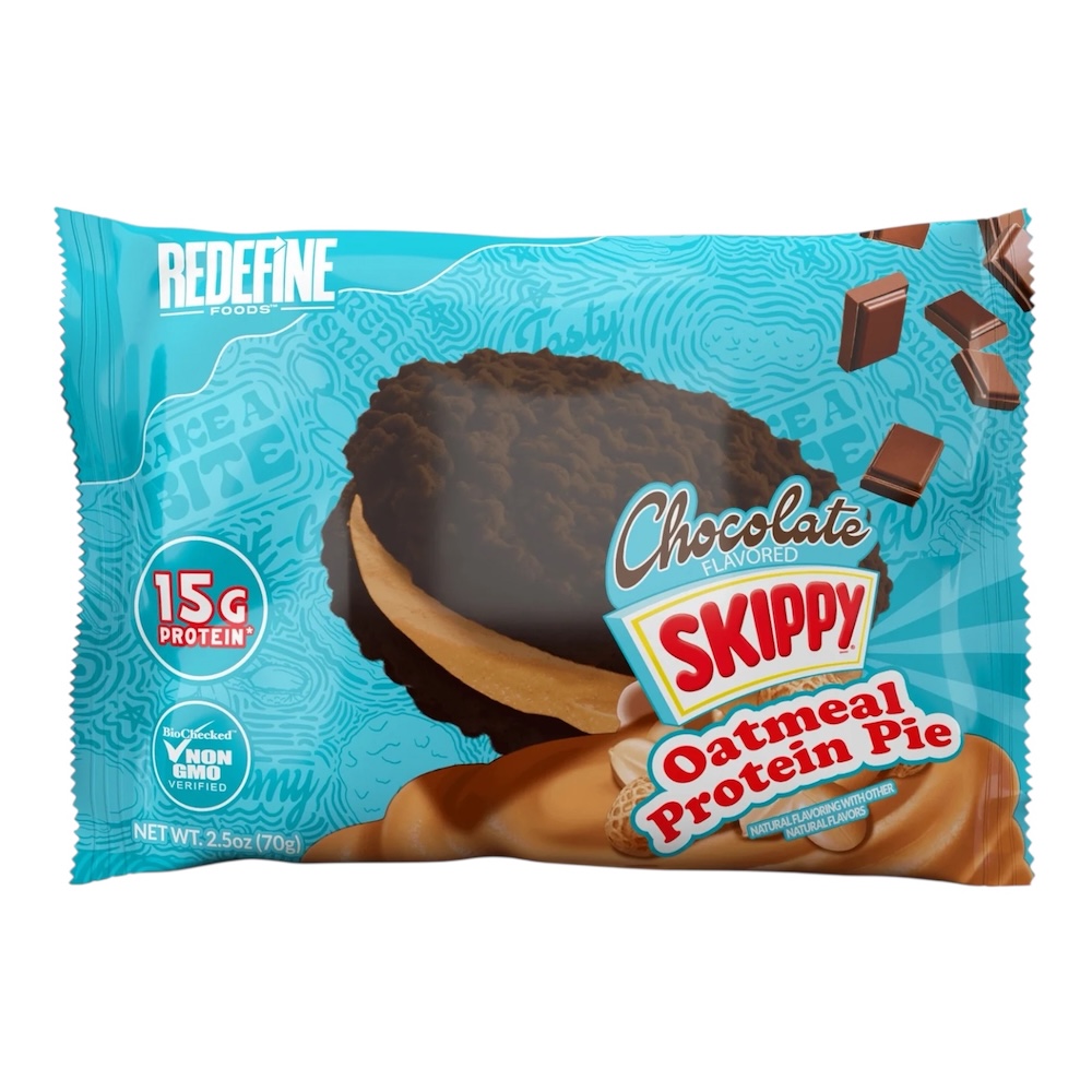 Chocolate Peanut Butter Redefine Foods Oatmeal Protein Pie 70g Chocolate Peanut Butter Redefine Foods Oatmeal Protein Pie 70g