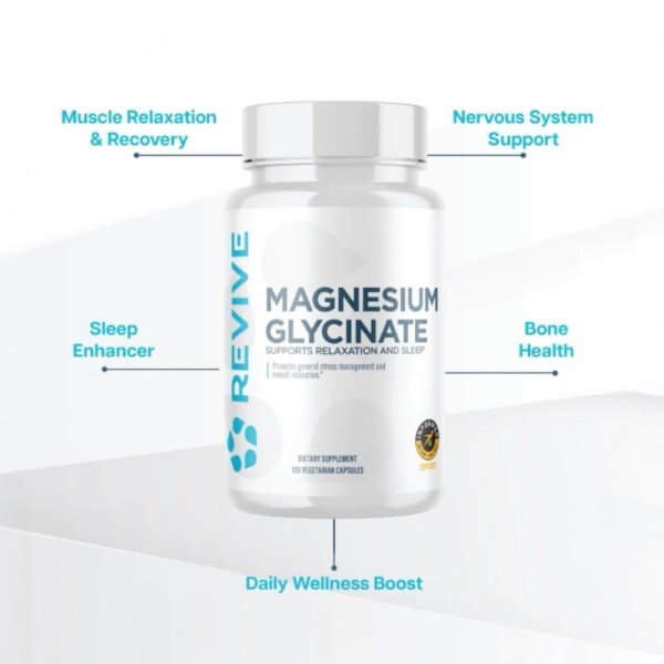 Magnesium Glycinate Revive Info2 120 Vag Caps