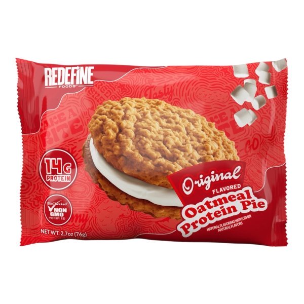 Original Marshmallow Redefine Foods Oatmeal Protein Pie 70g Original Marshmallow Redefine Foods Oatmeal Protein Pie 70g