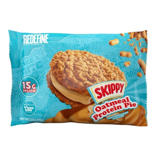 Peanut Butter Redefine Foods Oatmeal Protein Pie 70g Peanut Butter Redefine Foods Oatmeal Protein Pie 70g