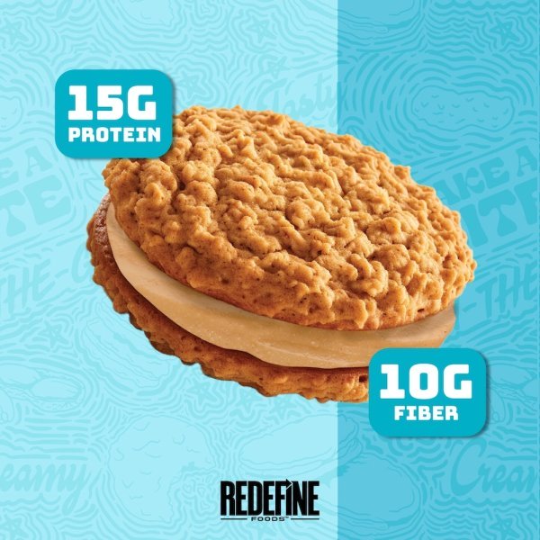 Peanut Butter Redefine Foods Oatmeal Protein Pie Info2 70g