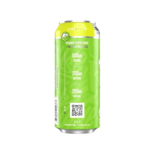 Sour Punch Green Apple Ryse Fuel Energy Drink Ryse Supps Info2 500ml