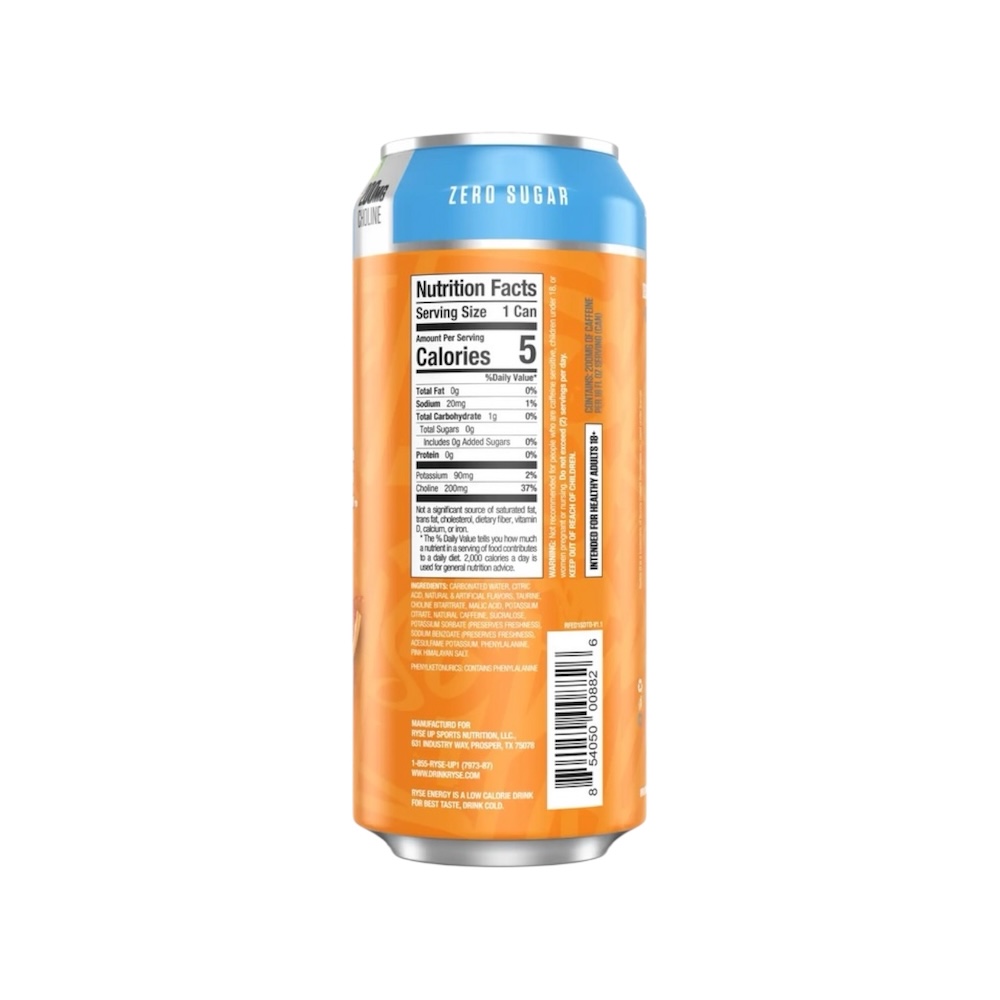 Sunny D Tangy Orginal Ryse Fuel Energy Drink Ryse Supps Info 500ml