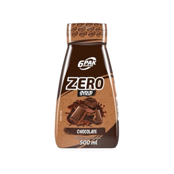 Chocolate Zero Syrup Sauce 6pak Nutrition 500ml