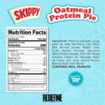 Peanut Butter Redefine Foods Oatmeal Protein Pie Info 70g