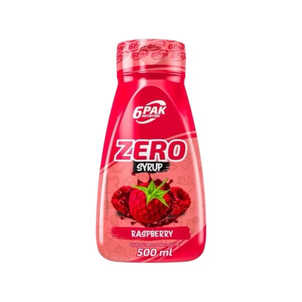 Raspberry Zero Syrup Sauce 6pak Nutrition 500ml