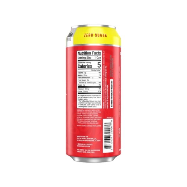 Ring Pop Cherry Ryse Fuel Energy Drink Ryse Supps Info2 500ml